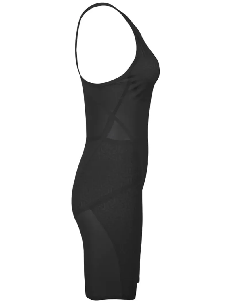 Arena Women's Powerskin Carbon Glide Openback Kneesuit Black/Gold-5